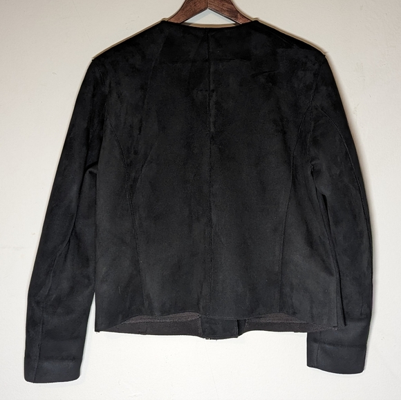 Suede Faux Leather Jacket - Picture 3 of 4